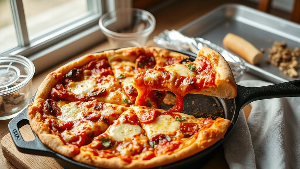 optimal leftover pizza storage