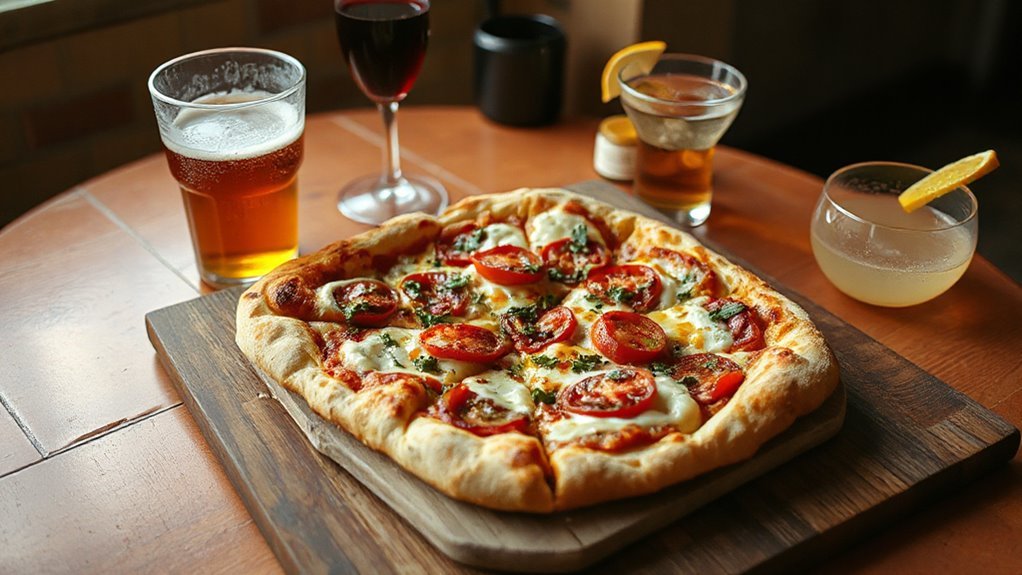 pair drinks with pizza