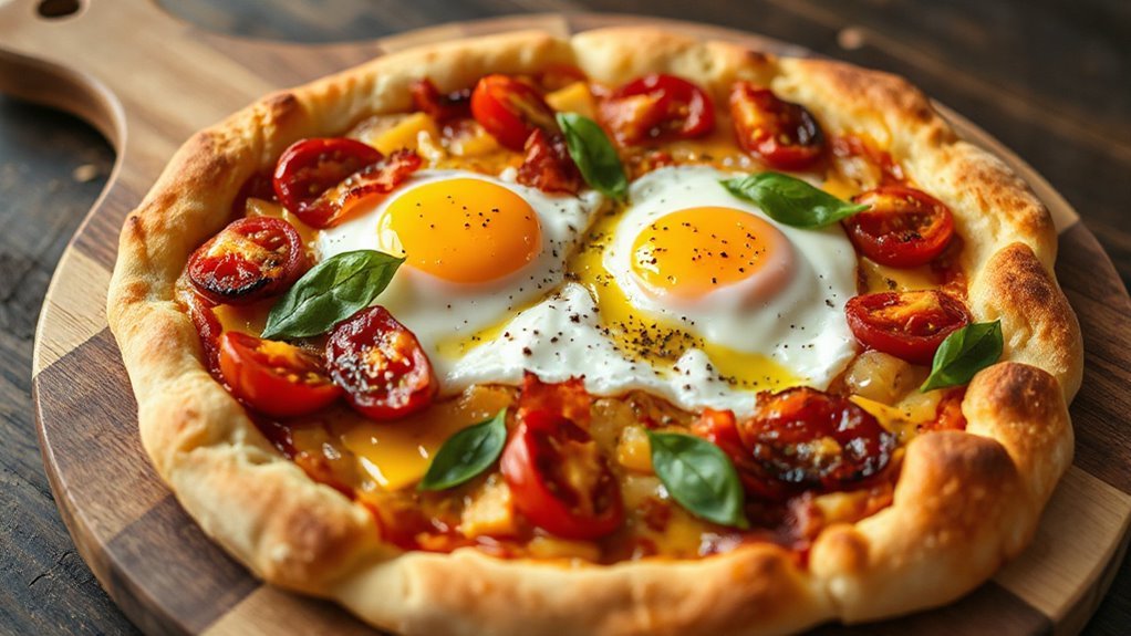 perfect breakfast pizza essentials