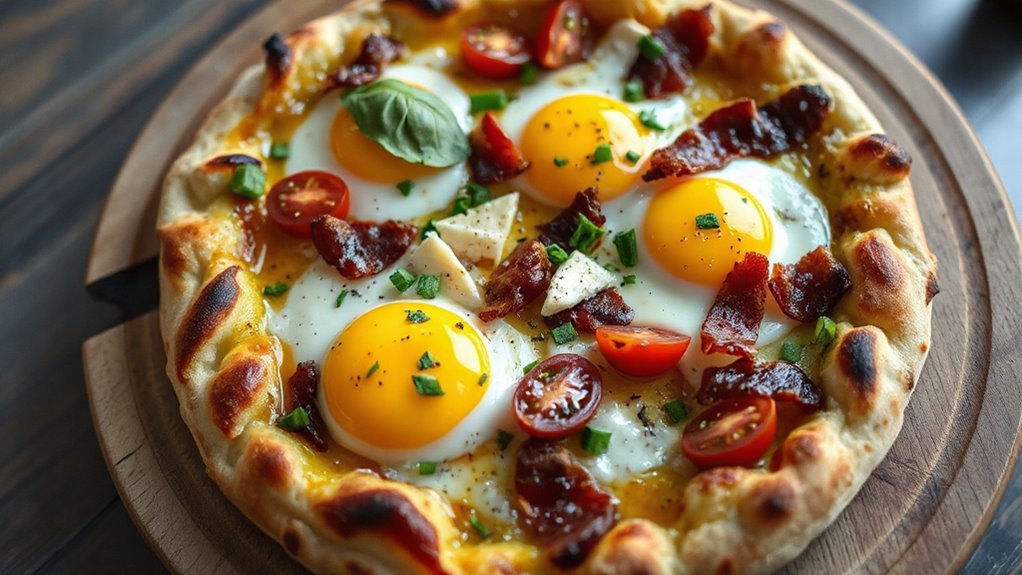 perfect breakfast pizza ingredients