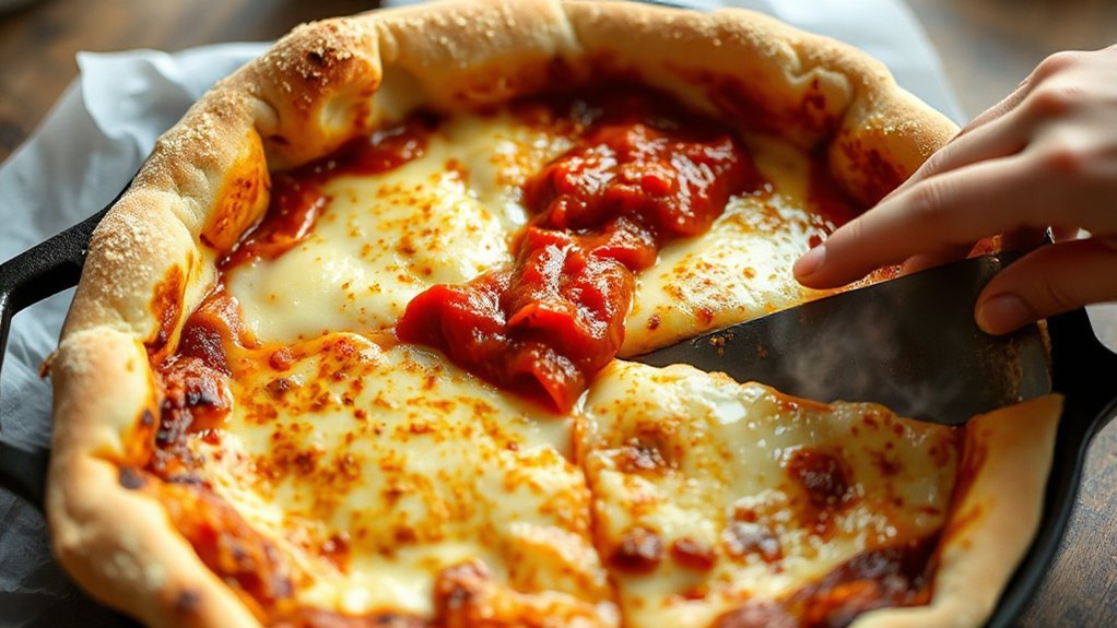 perfecting deep dish pizza