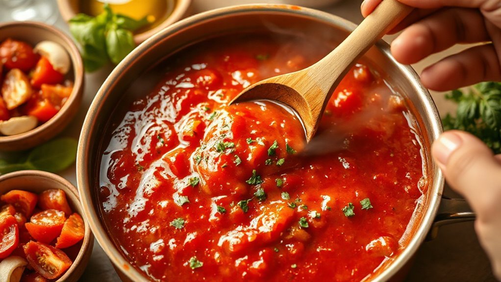 pizza sauce enhances flavor