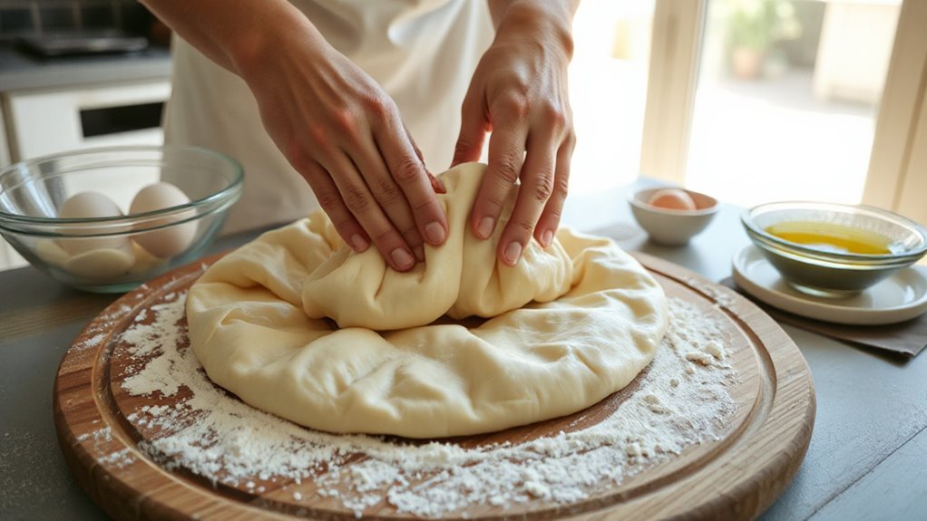 prepare fluffy breakfast dough