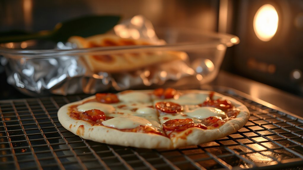 store and reheat pizza